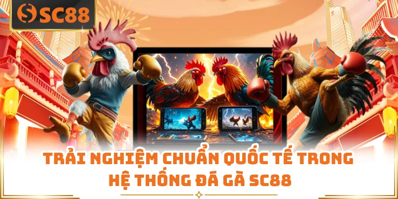 Trải nghiệm chuẩn quốc tế trong hệ thống đá gà SC88